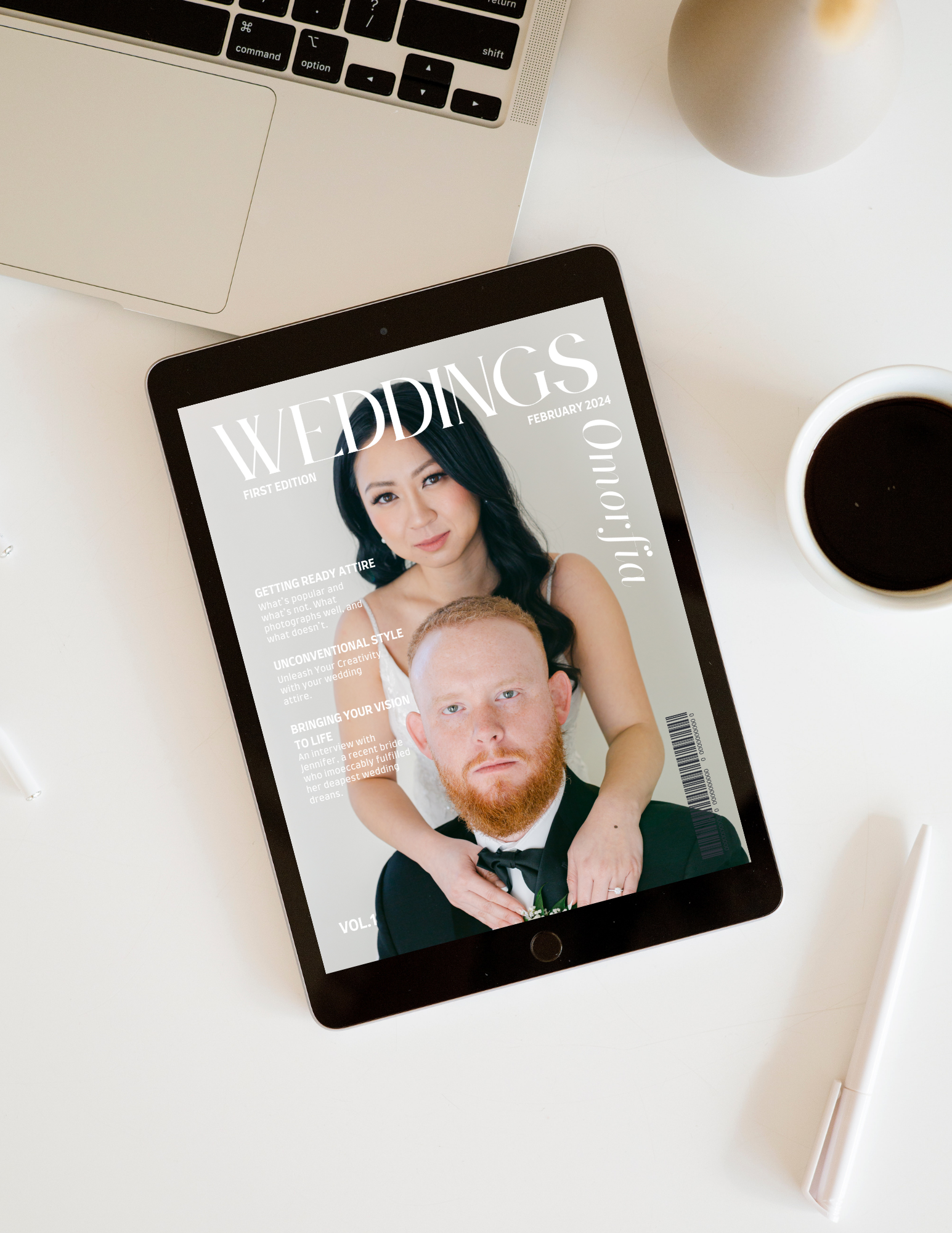 Black and White Aesthetic Minimalism Fashion Magazine Cover (1)